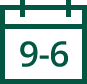 green nine-month calendar icon