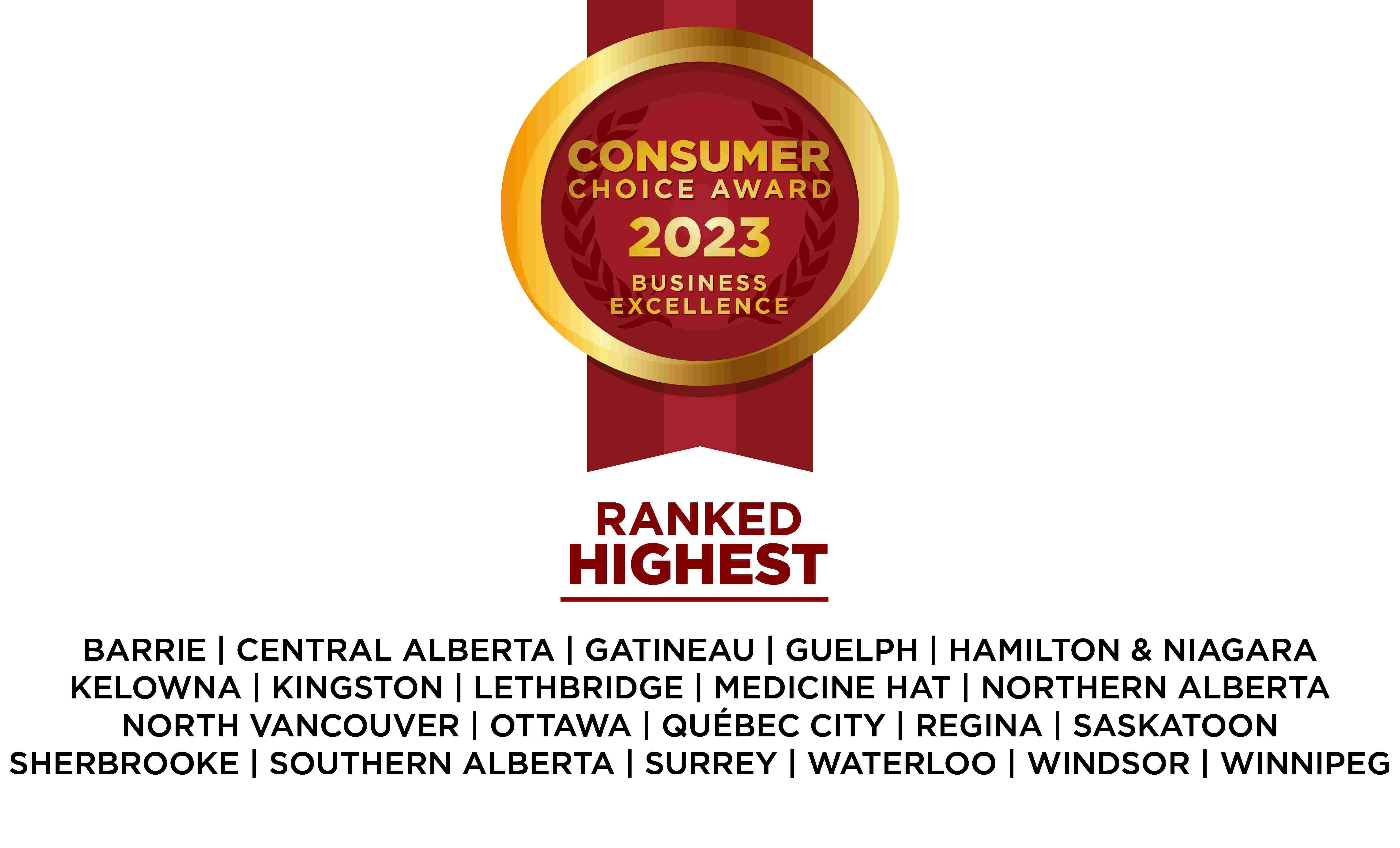 Consumers choice award